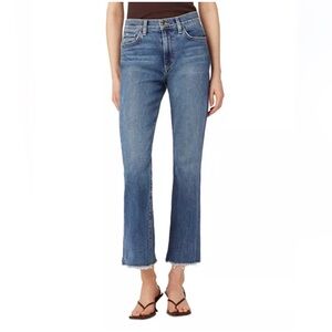 Joe's Jeans Cropped Straight-Leg Blue Denim Ankle Jeans